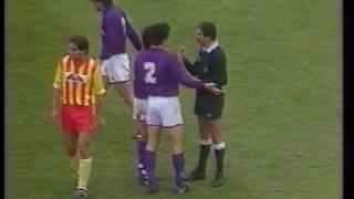 Dunga red card in Serie A 1990