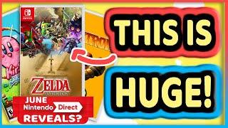 HUGE! LEGEND OF ZELDA Games June 2024 Nintendo Direct?! Metroid & Kirby TOO?