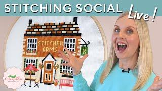 Stitching Social LIVE | Caterpillar Cross Stitch