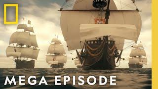 Titanic, Spanish Armada, & other Shipwrecks: Drain the Ocean MEGA EPISODE | Sunken Ships Compilation