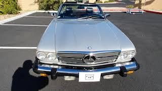 560 SL R107 aus 1988 mit 60k miles in astralsilber metallic!