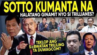 MALAKING GOODNEWS ITO! KumiL0s nasi TITO SOTTO Tumestig0 sa Duterte? DUWAGCOM TRILLANES Nabulab0g na