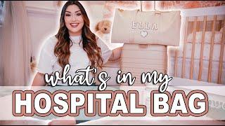 WHAT'S IN MY HOSPITAL BAG | FIRST TIME MOM