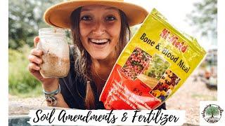 Amendmending Beds (and Fertilizer Options) VLOG | Whispering Willow Farm