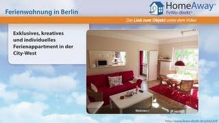 Berlin: Exklusives, kreatives und individuelles Ferienappartment in der - FeWo-direkt.de Video