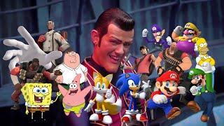 We are number one but with Uberduck character voices