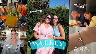 Lauras JGA , BABYPARTY meiner Cousine 🩵 & mein Papa weint wegen seinem Geschenk  | Weekly VLOG