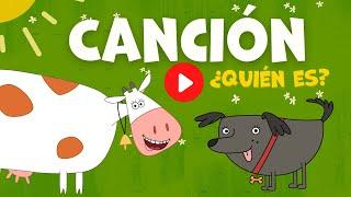 ¿Quién es? Como Los Animalitos  Canciones Infantiles  Sonidos de animales  La Vaca