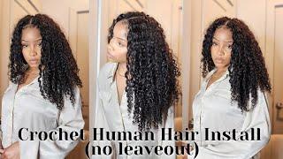 Crochet Human Hair Install ft. QVR Hair | Reusable Crochet Human Hair | SharronReneé