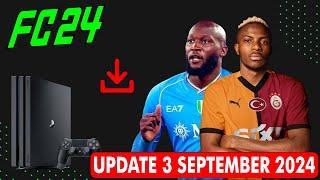 PS4 EA Sports FC 24 Last update 3 September 2024