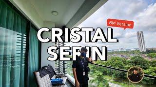 Dual-BALCONY @ Cristal Serin Residence | RM650k | 1,524sf | 3+1 Bilik 3 Air | FREEHOLD in Cyberjaya