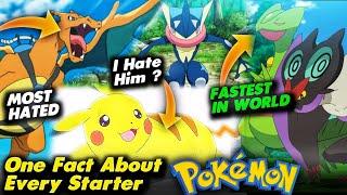 ONE FACT ABOUT EVERY STARTER POKEMON 