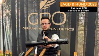 Jagd & Hund 2025: Ab Juli auf dem Markt. Das neue GPO Spectra 8x 2-16x50.