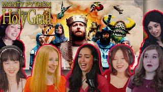 All Girls Reaction to Monty Python and the Holy Grail (1975)*movie review*First Time Watching*