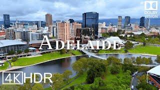 Adelaide City, Australia  in 4K HDR ULTRA HD 60 FPS Dolby Vision™ Drone Video