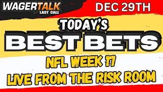 NFL Week 17 Picks, Predictions and Best Bets | Gianni the Greek & More! | LIVE on Last Call: 12/29