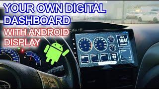 Android Head unit - Digital Dashboard with "Torque" application