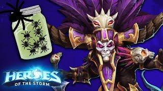 Nazeebo Full Spider Build ️- Surprising Burst Damage! | Heroes of the Storm (Hots) Nazeebo Gameplay