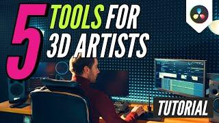 5 Underrated Davinci Resolve Tools for 3D Artists