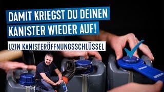 Schluss mit dem Ärger: Öffne jeden Kanister spielend leicht mit dem UZIN Kanisteröffnungsschlüssel!