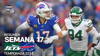 New York Jets vs. Buffalo Bills | Resumen NFL en español - Semana 17 | NFL Highlights 2024