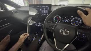 2021 Toyoyta Harrier Hybrid POV driving.