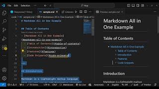 Markdown All in One Your Ultimate Markdown Editor with Live Preview in VS Code