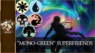 MTG Arena: "Mono Green" Superfriends - Kaldheim Standard