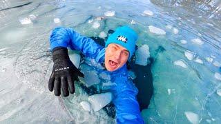 I FELL THROUGH THE ICE!!