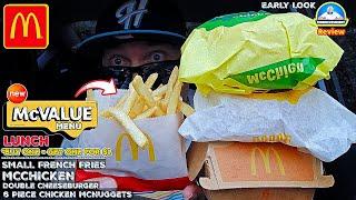 McDonald's® New McValue Lunch Menu Review!  | Better Than The Breakfast Menu? | theendorsement