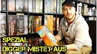 Spezial - Digger mistet aus / Alles fliegt raus - Frühjahrsputzfolge - Brettspiele - Boardgamedigger