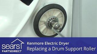 How to Replace a Kenmore Electric Dryer Drum Support Roller