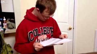 LiveLeak com   Special Needs Student's Priceless Reaction to Getting Accepted to College