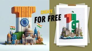 How to Create AI Trending Letter Manipulations for Free || @gsaab3dvisuals