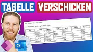 Tabelle per Mail verschicken | Power Apps