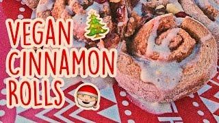 Cinnamon Roll Rum Cakes Recipe [Vegan + WSLF + Oil Free] | What I Eat on Christmas Morning