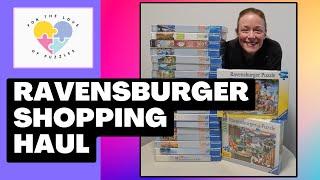 HUGE Ravensburger Jigsaw Puzzle Shopping Haul