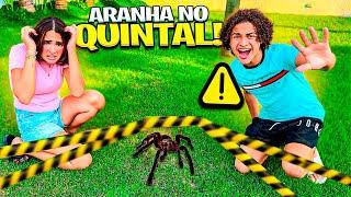 ENCONTRAMOS UMA ARANHA GIGANTE NA MANSÃO - BIZARRO !!!