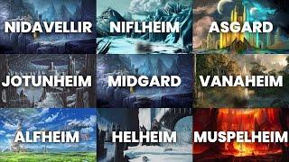 9 Realms In Norse Mythology Explained | Yours Mythically