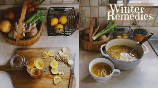 Slow Living Winter Kitchen | Simple Immune Boosting Recipes | Silent Vlog