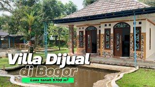 Villa dijual di Bogor Luas tanah 5700 m2 Pinggir Jalan Raya