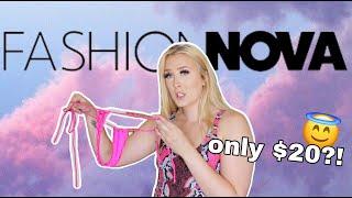 FASHION NOVA SUMMER TRY ON | SWIMWEAR EDITION | Hannah Garske