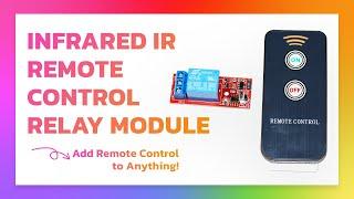 1-Minute Intro: Infrared IR Remote Control Relay Module - Seamless Remote Operation