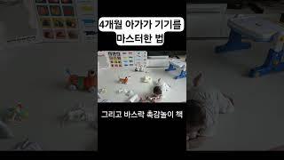 132일 4개월 아가가 기기 마스터한 법 #아기 #4개월 #육아 #육아브이로그 #shorts  #baby #あかちゃん