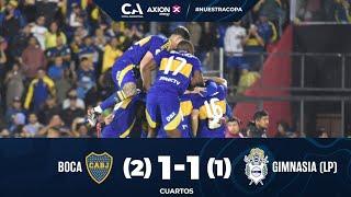 Cuartos: Boca 1 (2) - Gimnasia La Plata 1 (1)