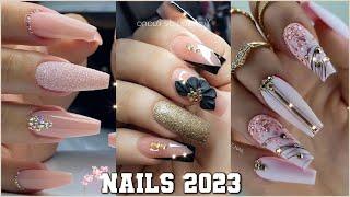 UÑAS NUEVOS DISEÑOS 2023/MODA NAILS UÑAS 2023~tips y uñas