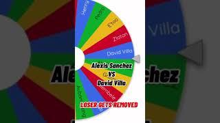 Alexis Sanchez  VS David Villa 