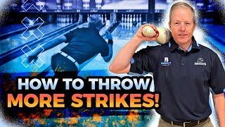 How to Throw More Strikes! Pro Bowling Release Tip.