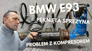 bMW E93 pęknięta sprężyna kompresor do reklamacji