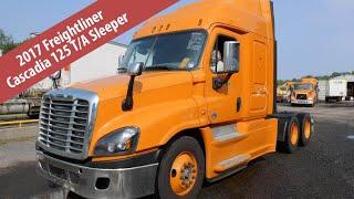 2017 Freightliner Cascadia 125 Tandem Axle Sleeper Tractor - TRO 0813244